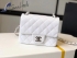 Chanel Caviar Mini Cf 17cm White Bag